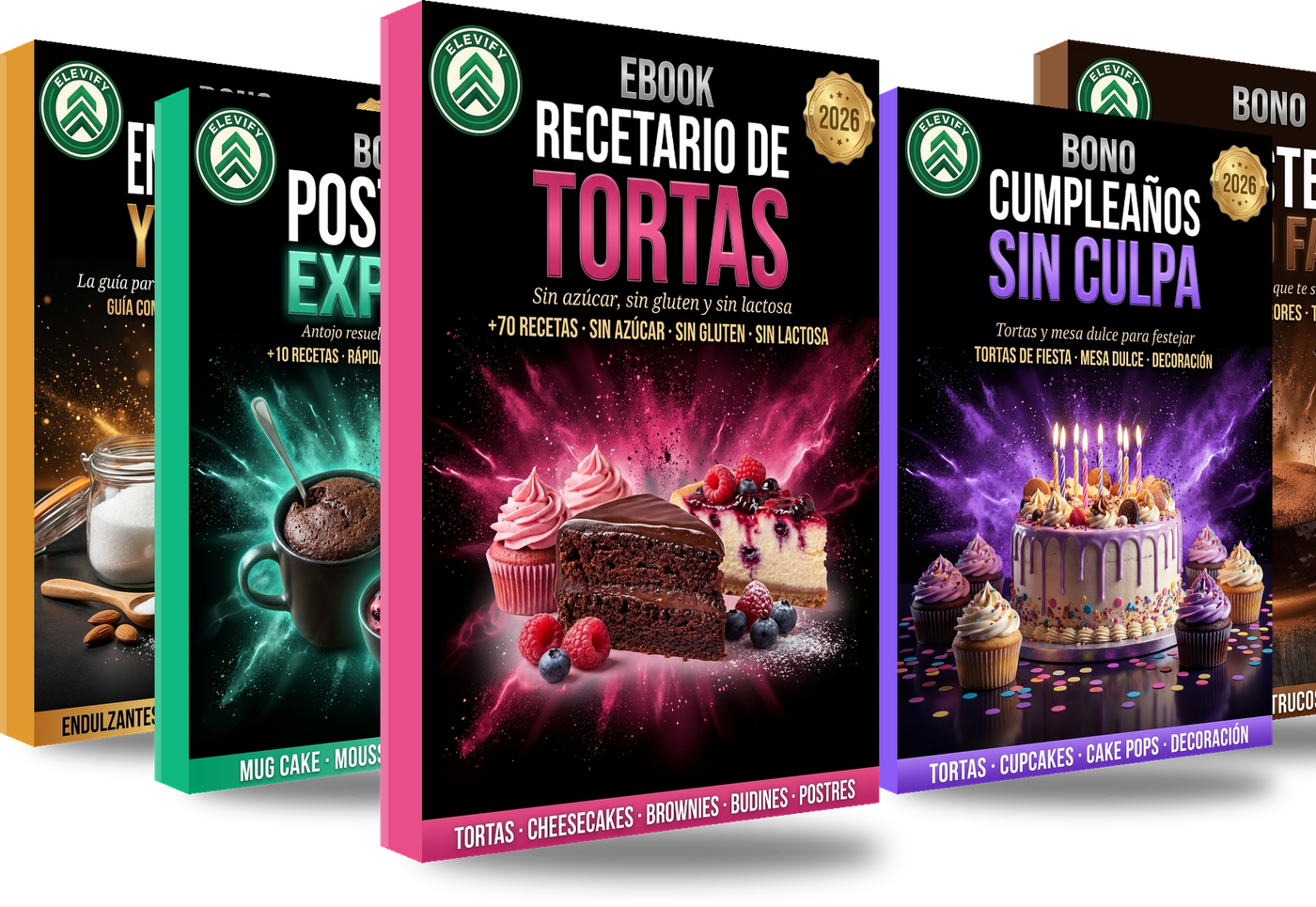 Pack Recetario de Tortas - Elevify